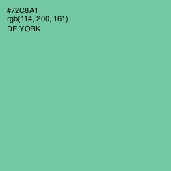 #72C8A1 - De York Color Image